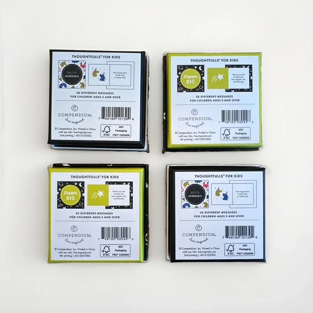Thoughtfulls Pop-Open Cards For Kids 4-Pack Dream Big You're Incredible New